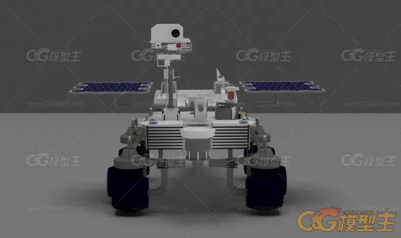 火星车，火星探测器3D模型-2