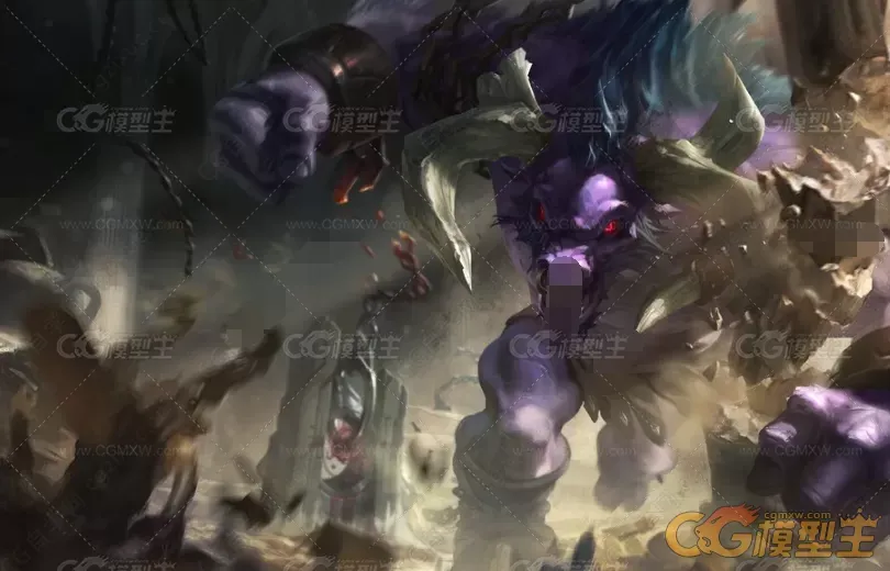 【LOL英雄联盟】4k至7k超高清CG原画壁纸-4