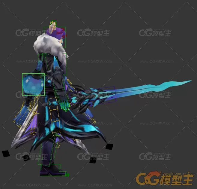 千年之狐李白3D模型-4