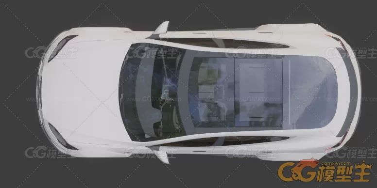 特斯拉Model 3汽车3D模型-4