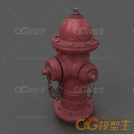 次世代材质消防栓3D模型-2