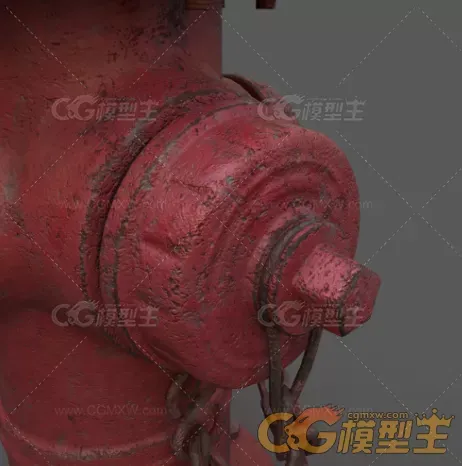 次世代材质消防栓3D模型-7