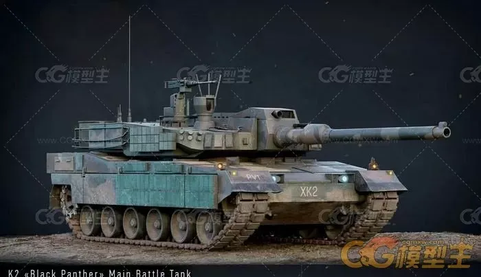 K2 黑豹韩国坦克-1