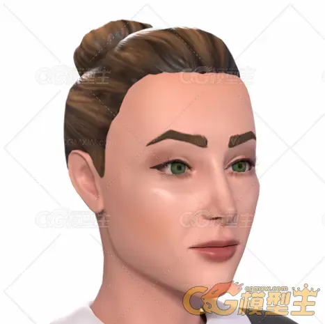 次世代材质家庭主妇3D模型-6