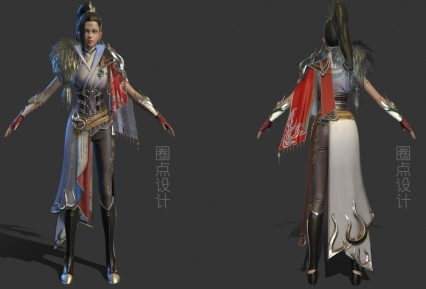 美女角色，异域风情，含MAX、Zbrush、Substance Painter源文件。