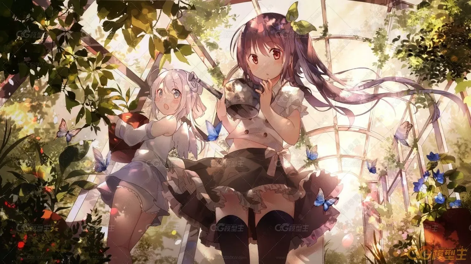 苺のん画师的清新萝莉风p站二次元美图-4