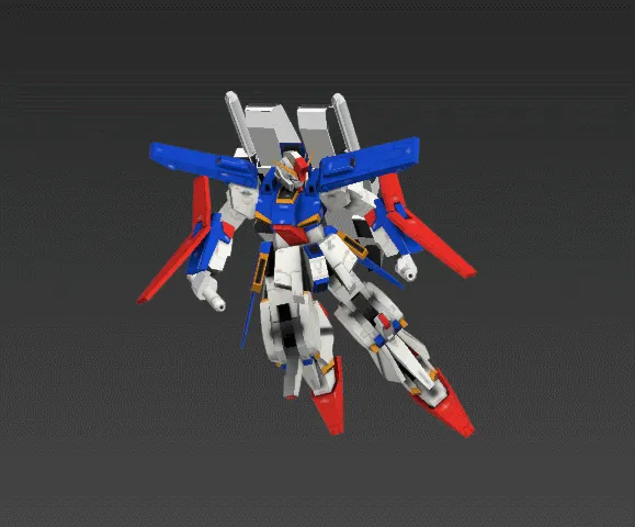 机甲战士3D模型