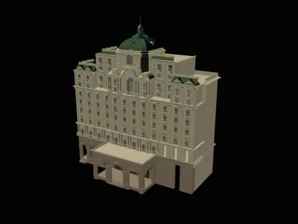 欧式房屋建筑模型