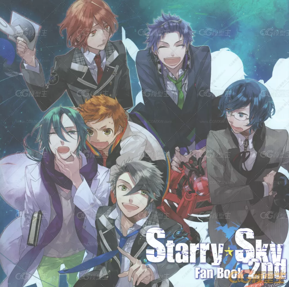 《Starry☆Sky》游戏系列的三册精品画集-9