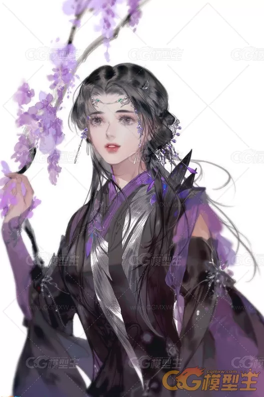 washanapple画师中国风插画-4