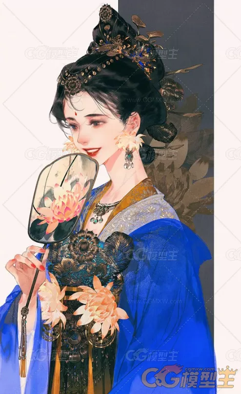 washanapple画师中国风插画-5