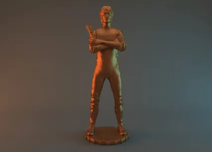 李小龙3d打印模型