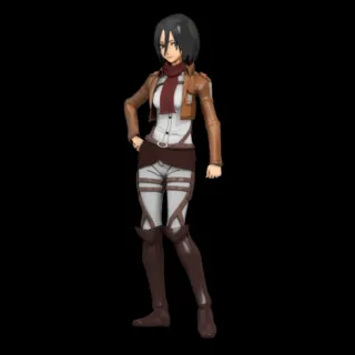 带绑定的卡通二次元女孩3d模型