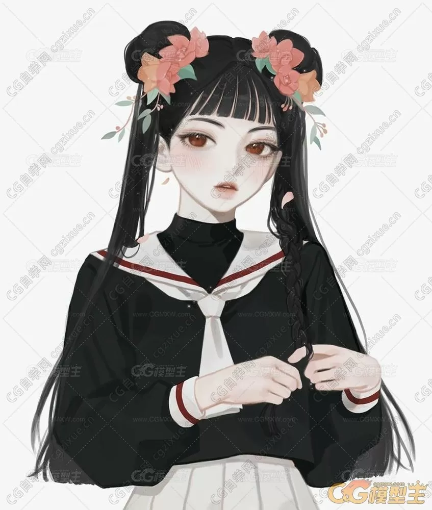 P站画师eriol_S2的推特唯美插画作品60P-2