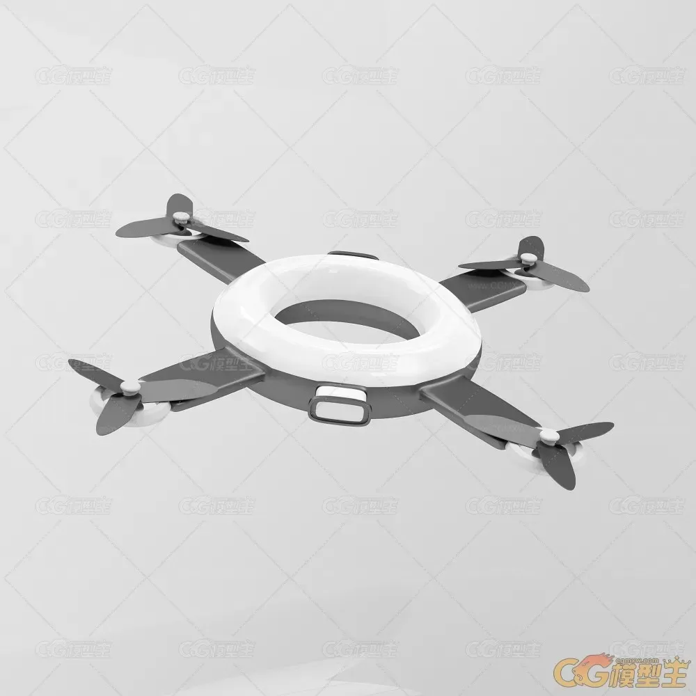 【3D模型】无人机，小型无人机模型-1