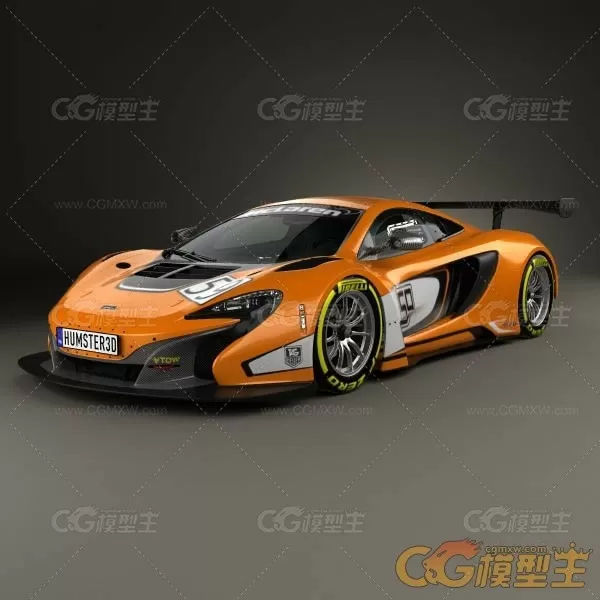 【车模型】汽车，豪车，跑车，赛车，McLaren 650S GT3 迈凯伦-1