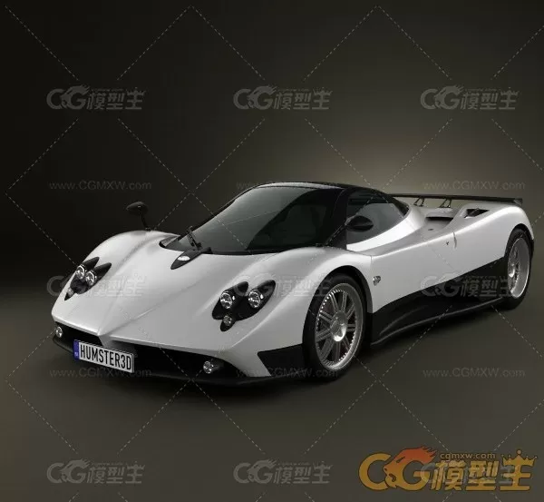 【车模型】汽车，豪车，跑车，赛车，Pagani Zonda F 幽灵之子-1