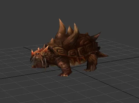 剧毒龙龟3D模型