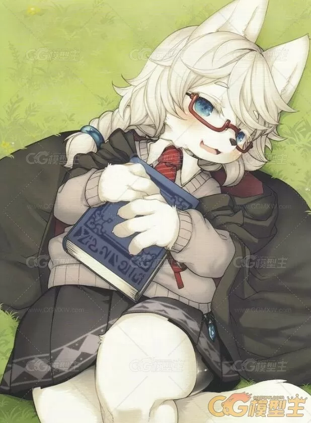 一本furry系兽迷设定画集-3