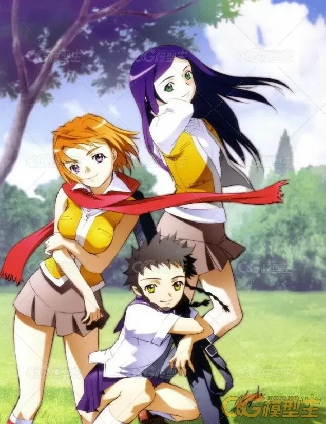 久行宏和画师的一本以《舞hime》为主的角色原画-4