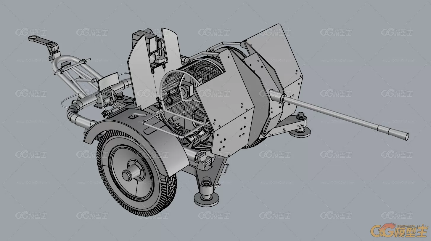 二战德国flak 38防空炮 （原创）-3