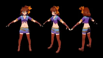 卡通女
