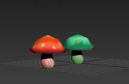 蘑菇3D模型