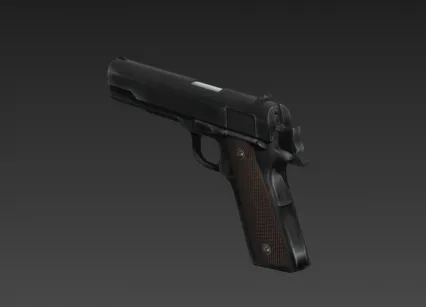 手枪1911模型（含材质贴图）