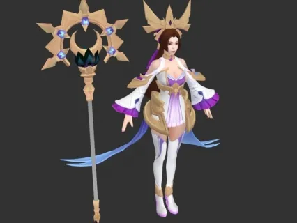 美女魔法师