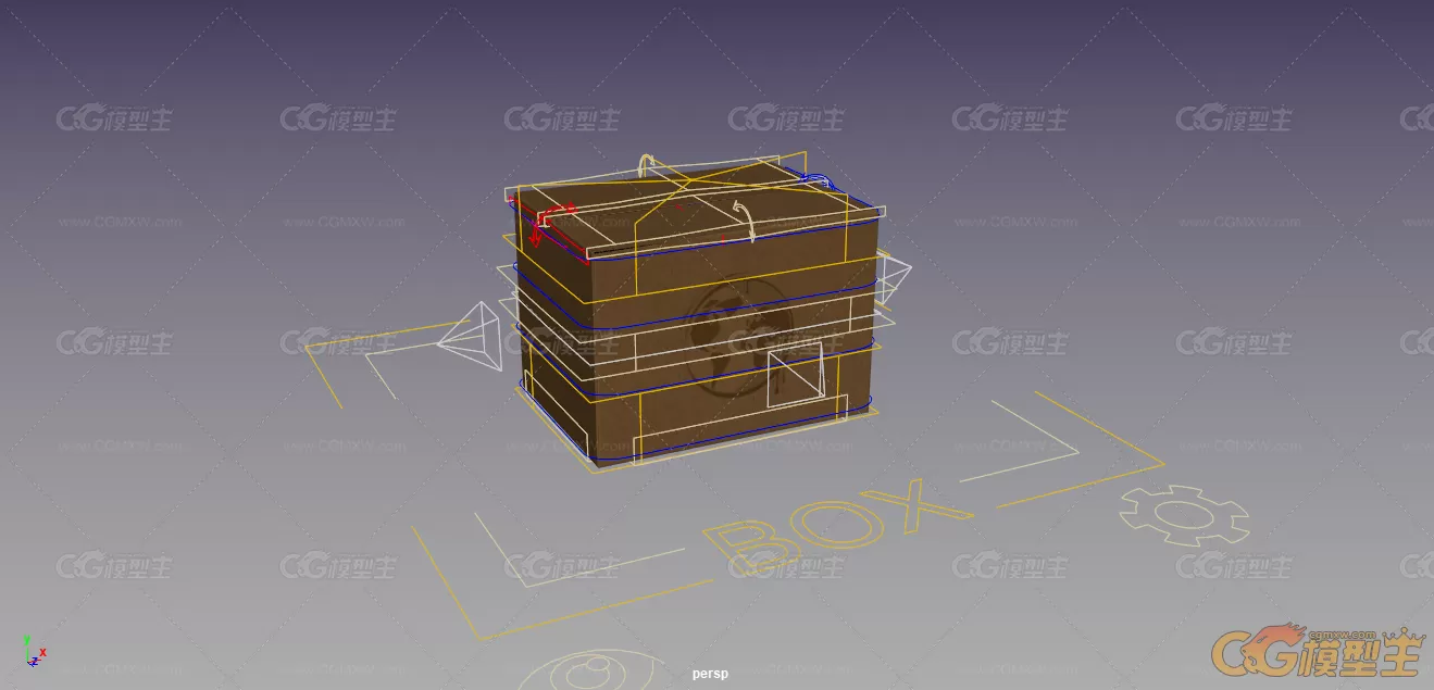 Box Rig | Maya 纸箱子绑定模型分享-3