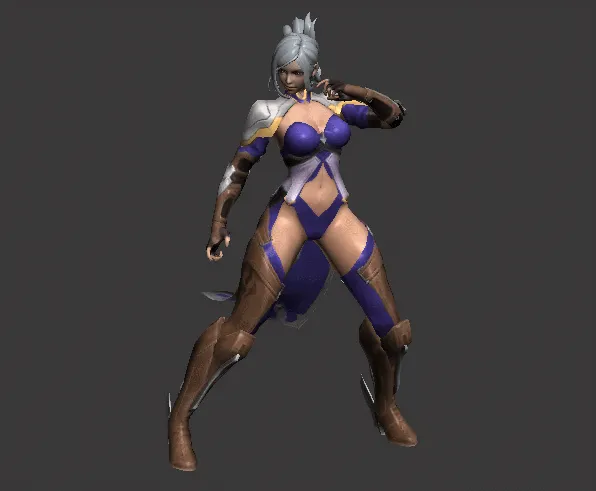 神魔美女游戏模型