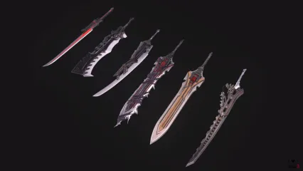 一批嗜血代码的角色武器