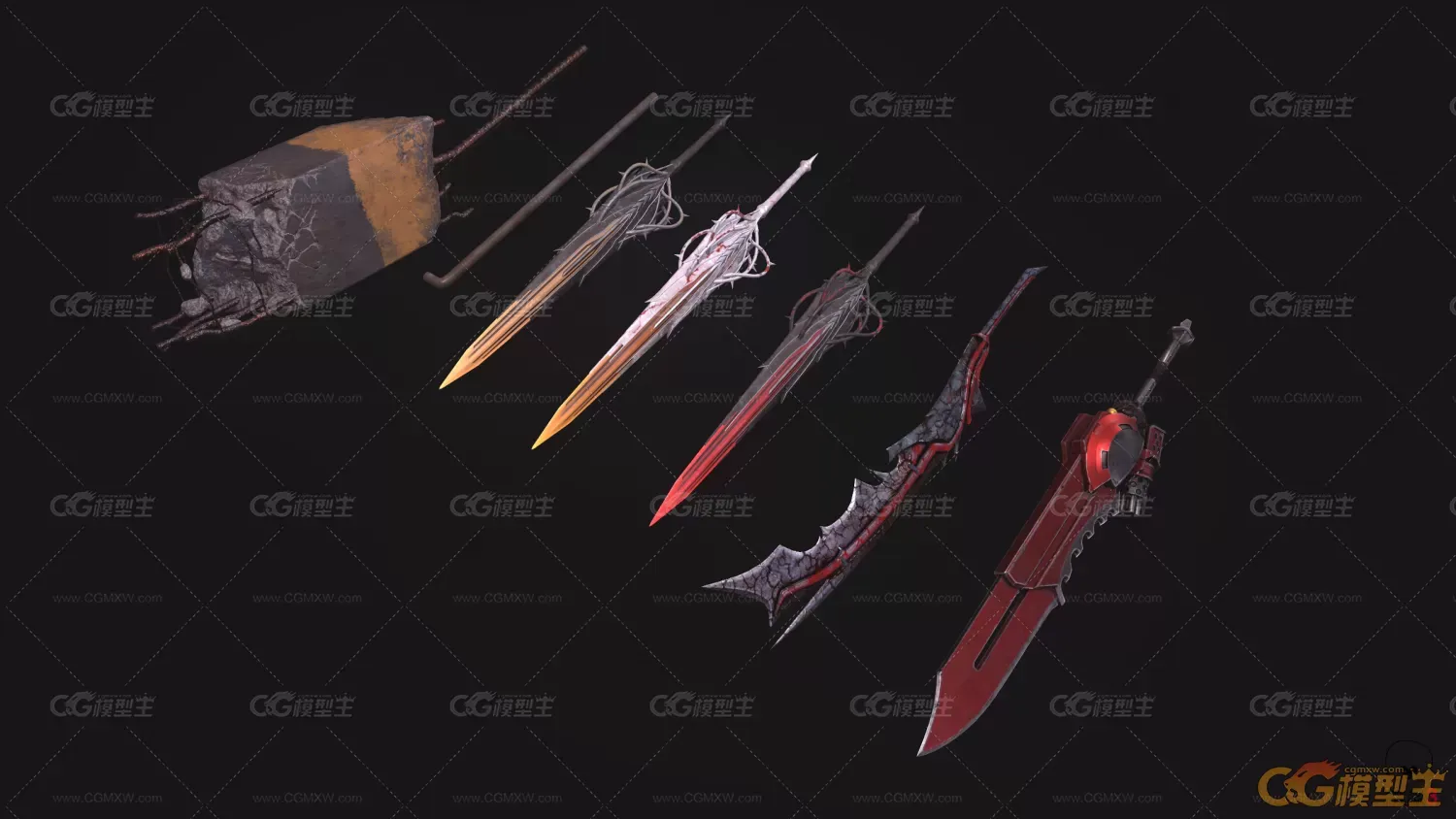一批嗜血代码的角色武器-3