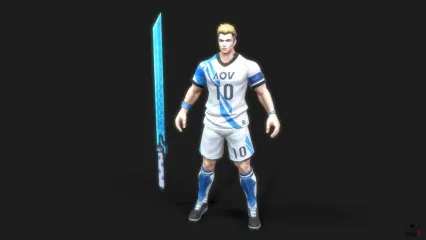 穿球衣的男人模型