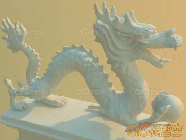 【龙模型】龙，中国龙，飞龙，腾龙，图腾，神话，玉玺，雕塑-2