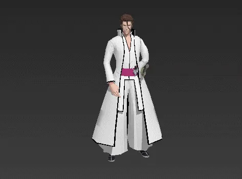 蓝染 日本武士