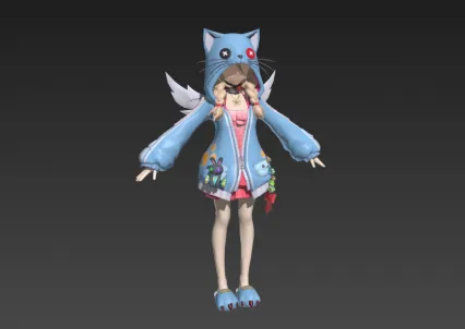 卡通小萝莉