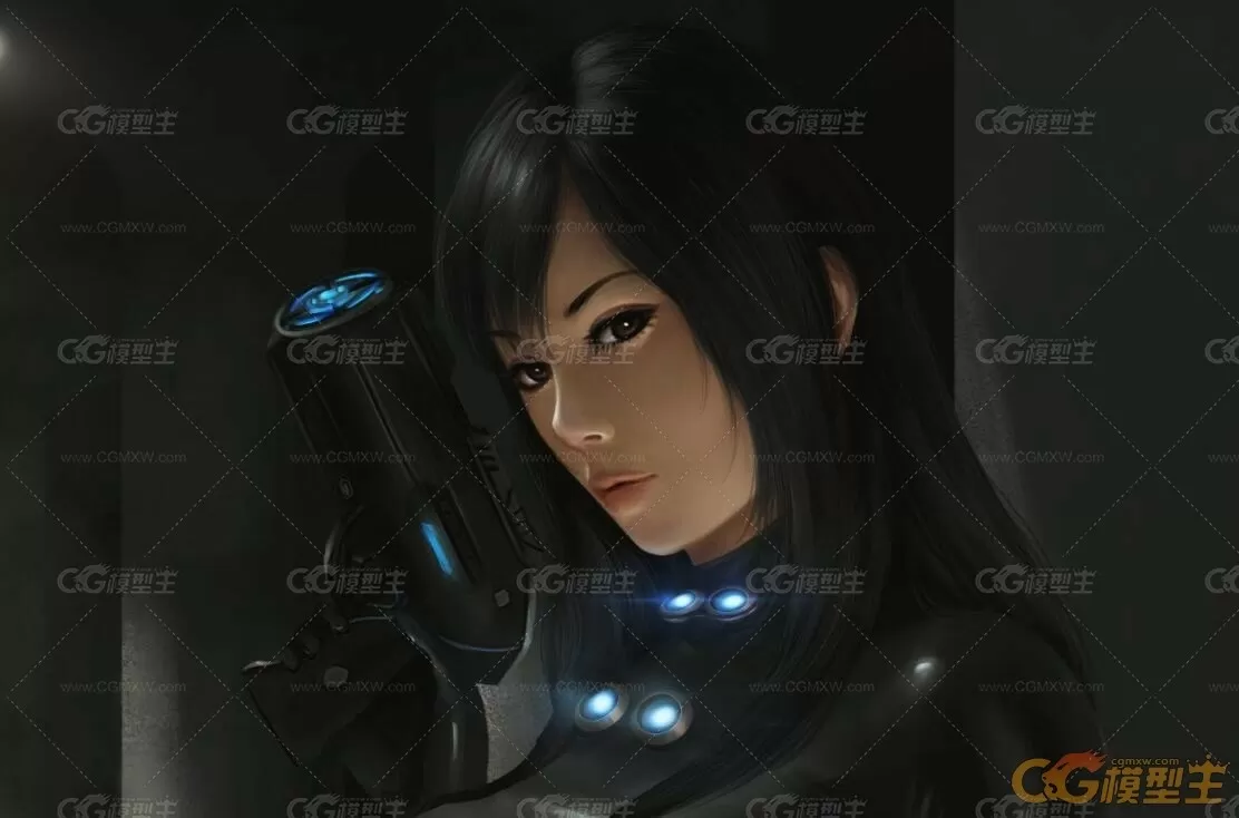 YuPaChu画师2020年度令人着迷的女性CG角色原画设计-1