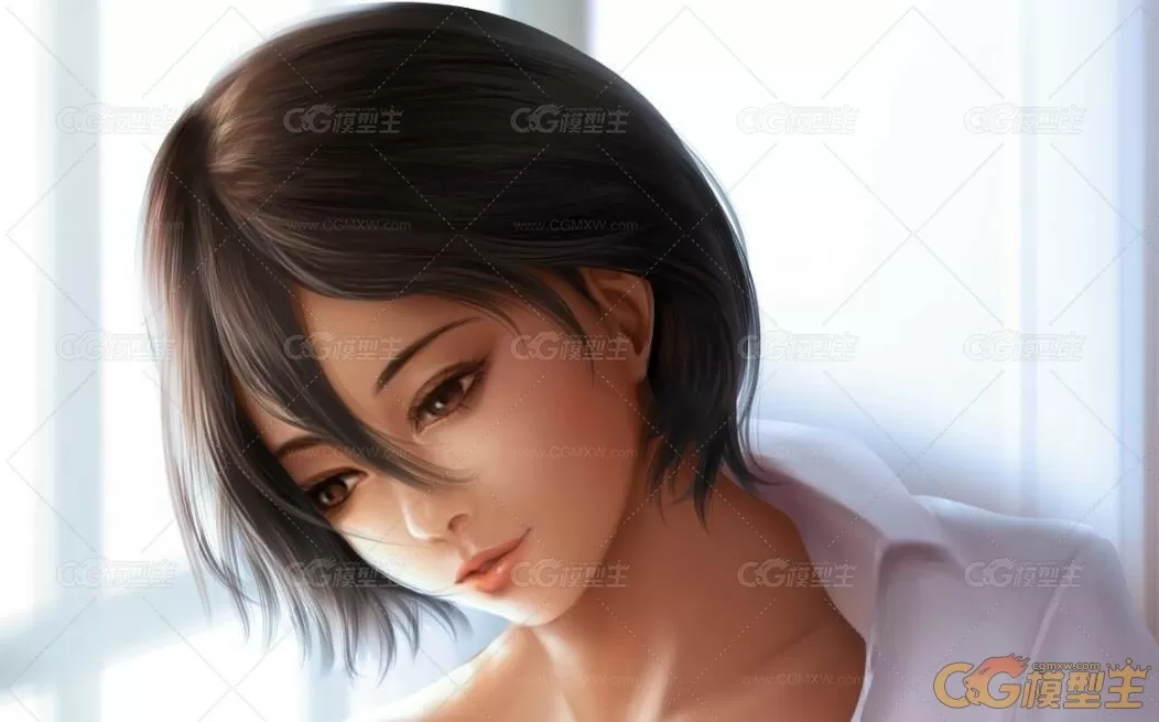 YuPaChu画师2020年度令人着迷的女性CG角色原画设计-9