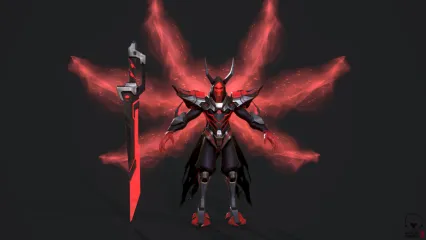 红魔战士 3D游戏角色模型