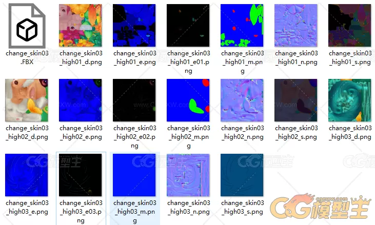 可爱的嫦娥3D模型-4