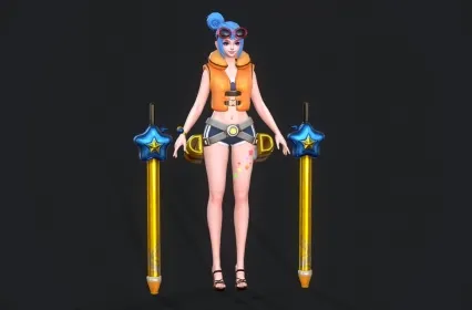 时尚漂亮的美少女