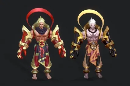 罗刹铁甲男战士3D模型下载