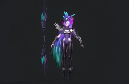 精灵女射手3D模型