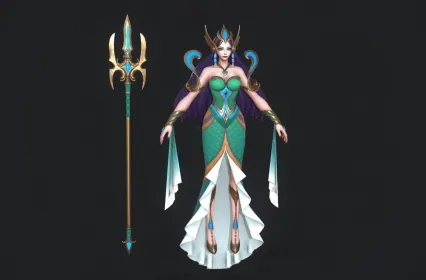 漂亮的女夜叉