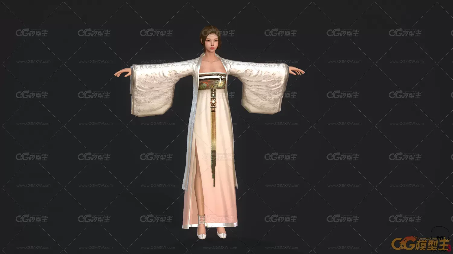 古装美女模型-1