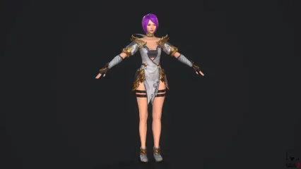 次世代游戏女性角色模型