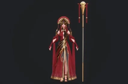 美女魔法师