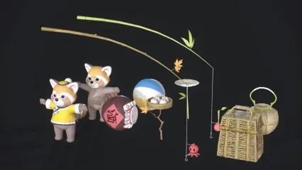 狸猫小宠物模型