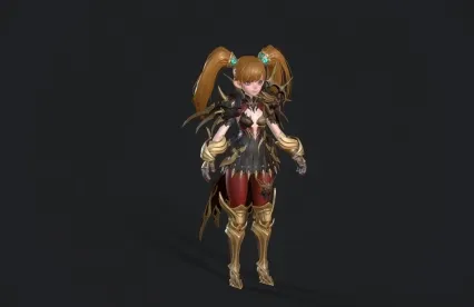 黄金铠甲小萝莉